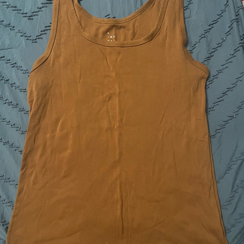 a new day Brown Tank Top